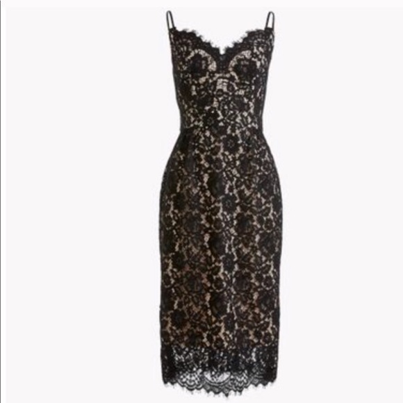 J. Crew Dresses & Skirts - J. Crew Perfect Party Midi Dress Eyelash Lace 6